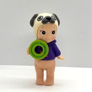 New Unbranded Kewpie/Angel Mini Figure in Pug Dog Costume, Open Blind Box